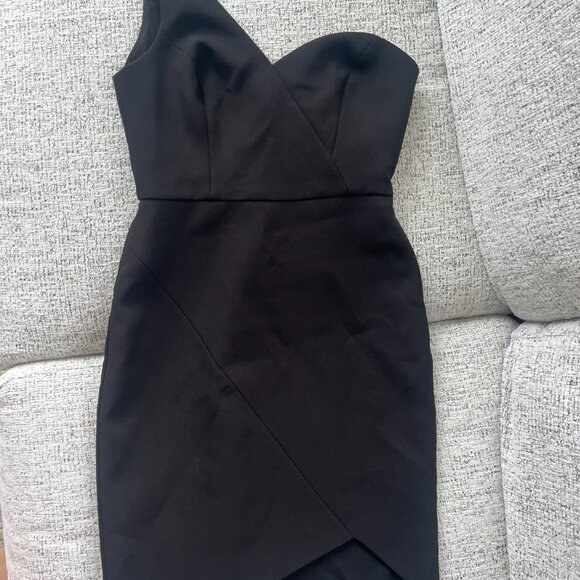 BCBGM Eve One Shoulder Dress - Picture 6 of 7